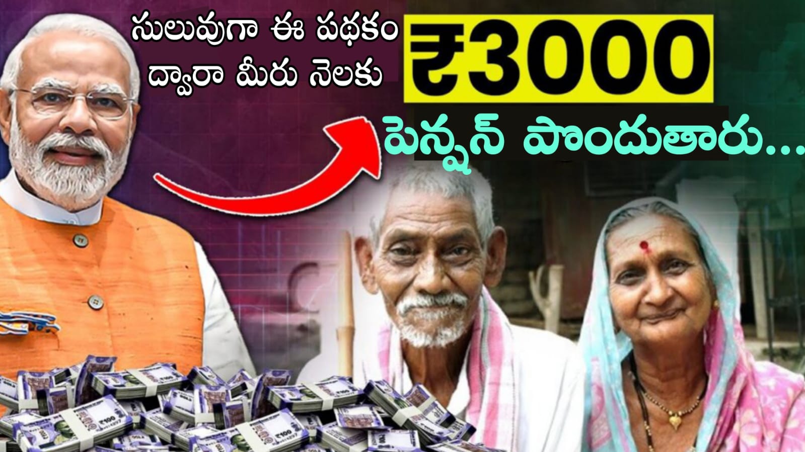 నెలకు రూ. 3,000/-పెన్షన్ అందించే పథకం | Pradhan Mantri Shrama Yogi Man Dhan (PMSYM) Scheme All Details in Telugu 