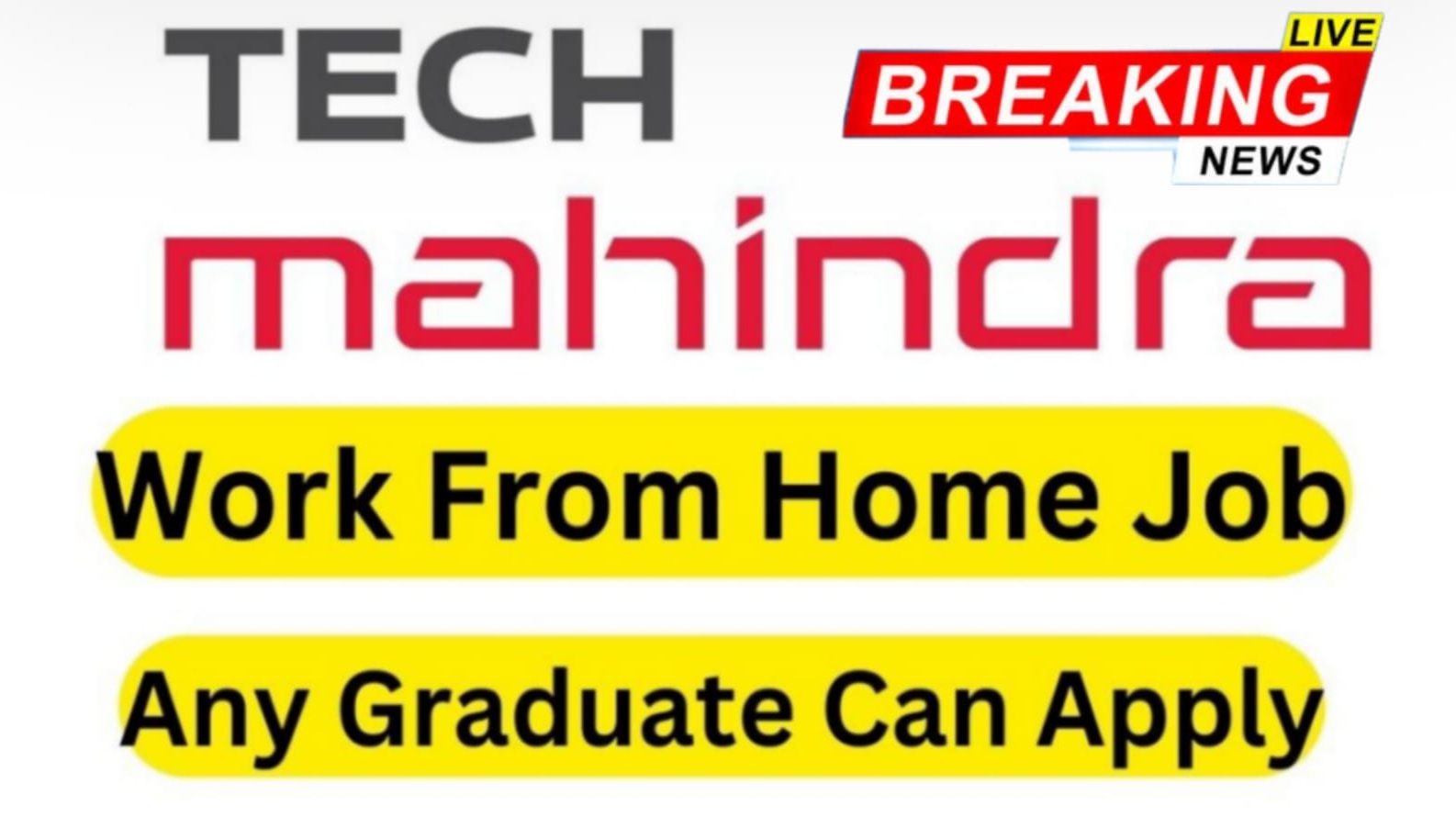 Work From Home Jobs : Any డిగ్రీ అర్హతతో 500 ఉద్యోగ నోటిఫికేషన్| Tech Mahindra Chart Process Job Recruitment Apply Now